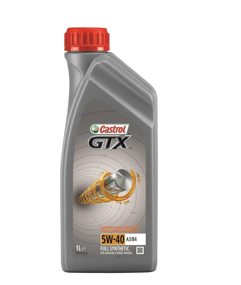 Моторное масло Cаstrol Castrol GTX 5W-40 A3/B4, 1л (CASTROL: 15B9F6)